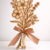 Bouquet en Bois Gravé pour Maman – Cadeau Personnalisé