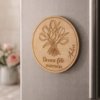 Magnet Maman Personnalisé en Bois – Bonne Fête Maman