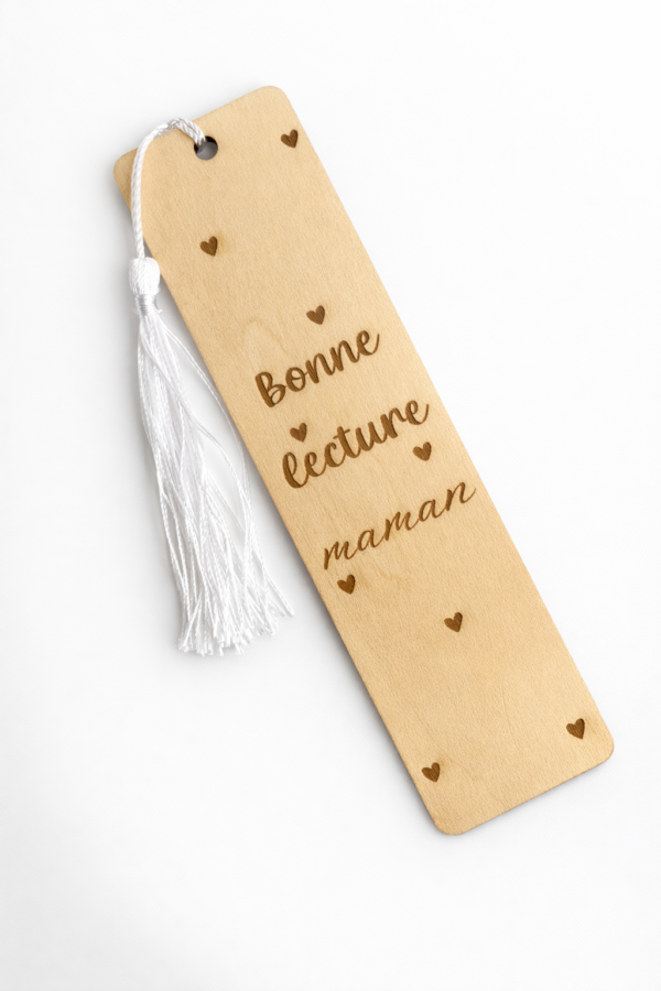Marque page "Bonne lecture maman"