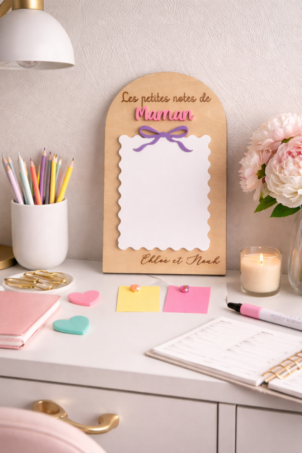 Mémo "Les Petites Notes De Maman" - Surface effaçable