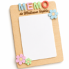 Tableau Mémo Effaçable Personnalisé – Cadeau Prénom (Maîtresse, Nounou, Maman…)