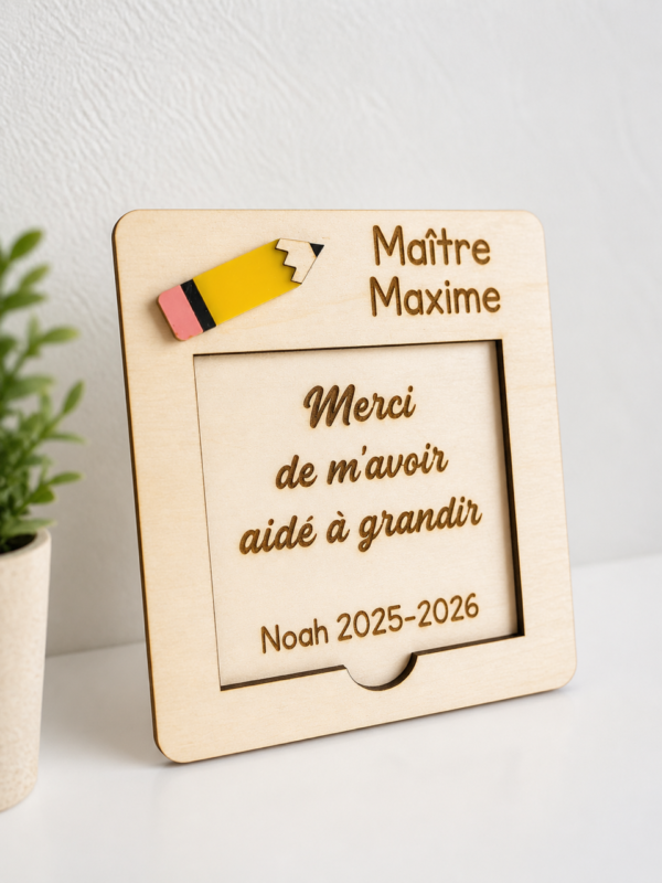 image2 Porte Post-it personnalisé Crayon - Cadeau unique