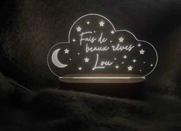 Veilleuse avec socle led
