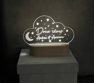 Veilleuse avec socle led
